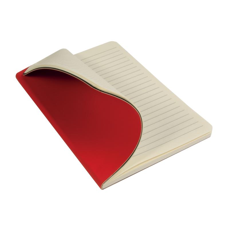 Bloc de notas suave de PU con papel de color marfil (64 pag.)