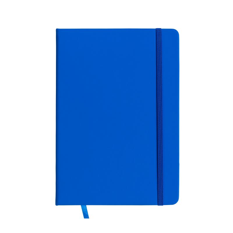 Cuaderno con elàstico y hojas de papel rayado