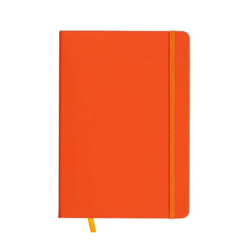 Cuaderno con elàstico y hojas de papel rayado