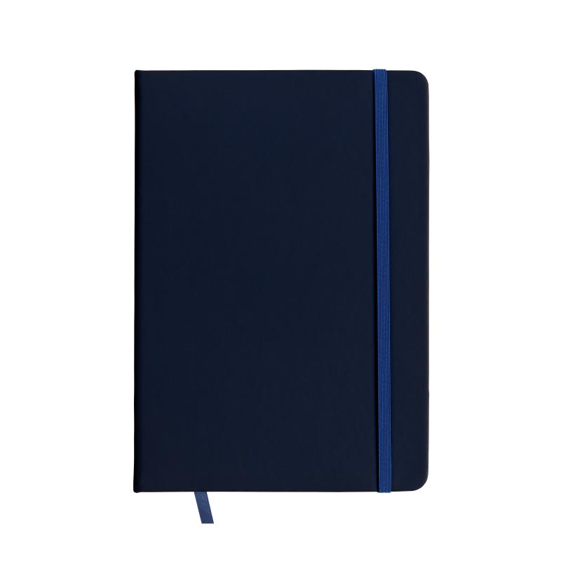 Cuaderno con elàstico y hojas de papel rayado