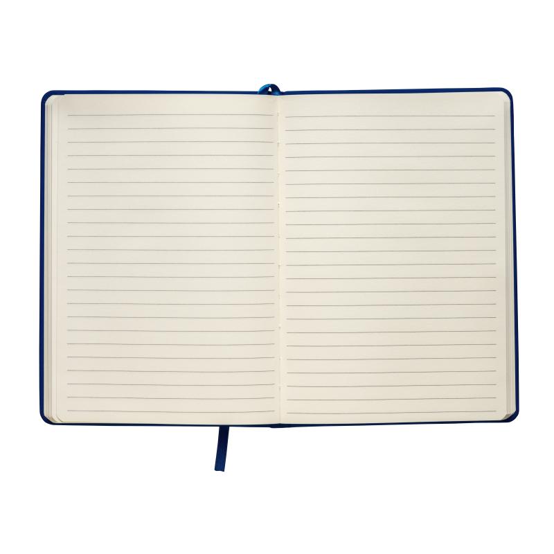 Cuaderno con elàstico y hojas de papel rayado