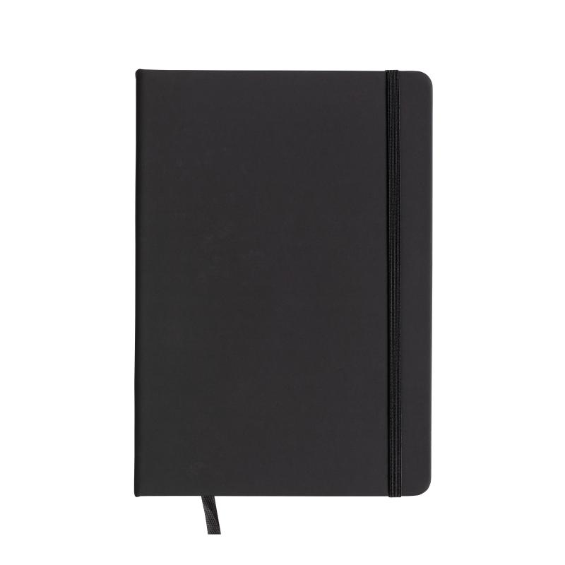 Cuaderno con elàstico y hojas de papel rayado
