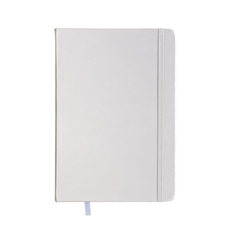 Cuaderno con elàstico y hojas de papel rayado