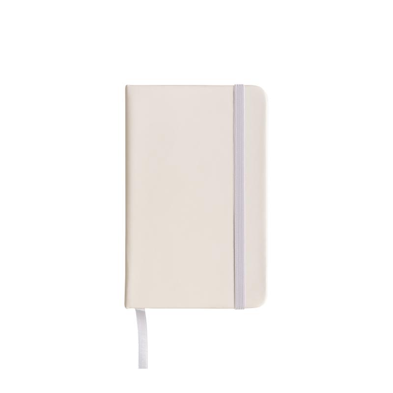 Libreta con tapas de polipiel y cierre goma.