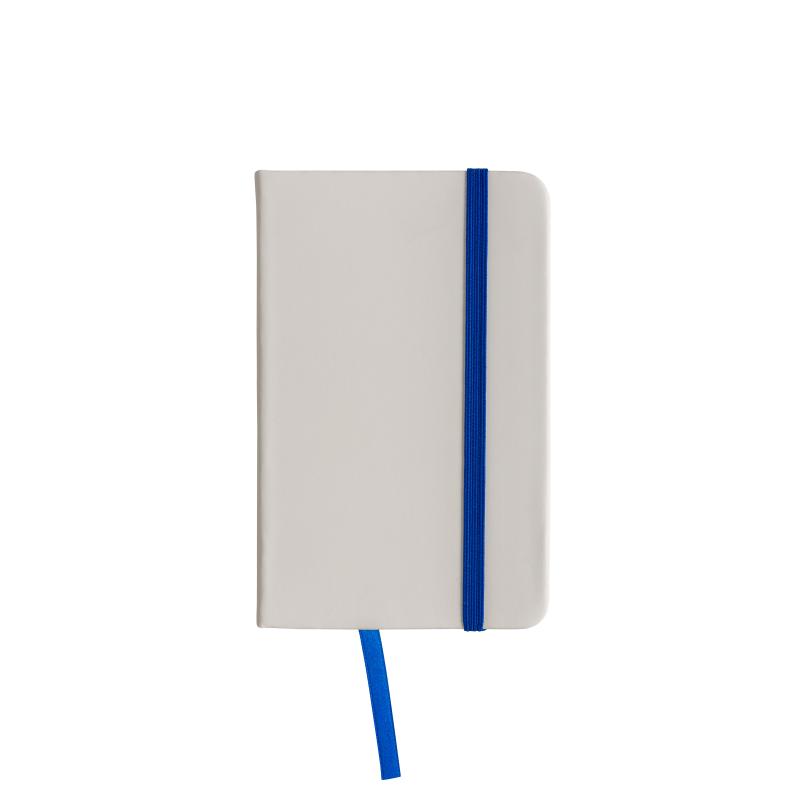 Cuaderno con elàstico y hojas de papel rayado