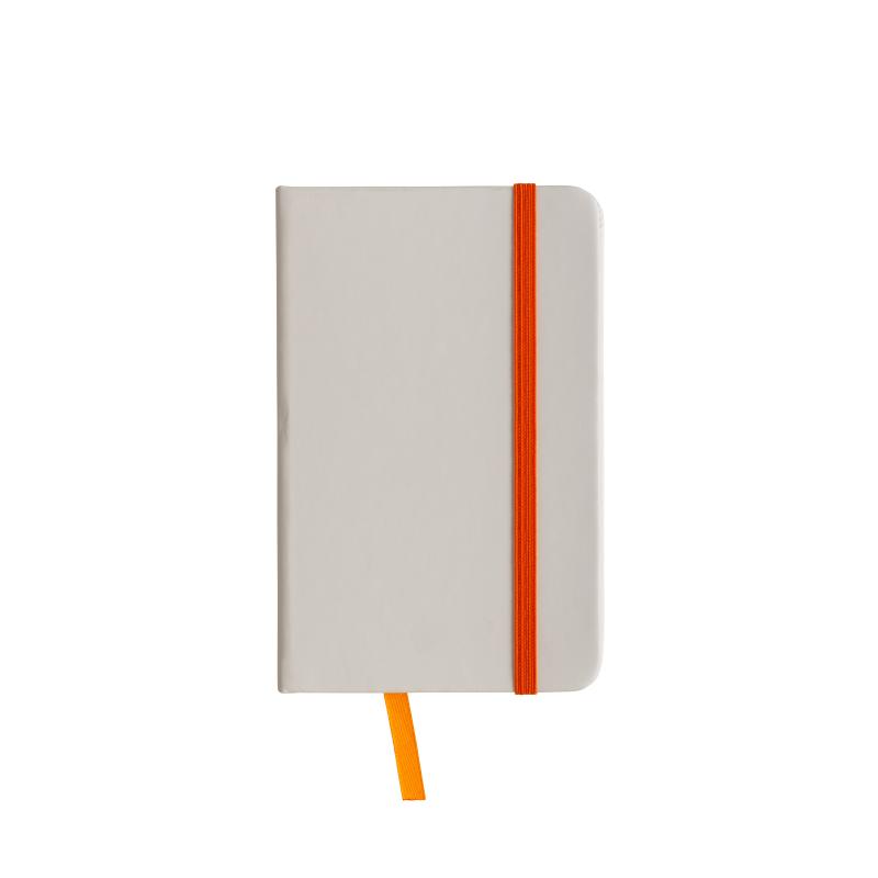 Cuaderno con elàstico y hojas de papel rayado