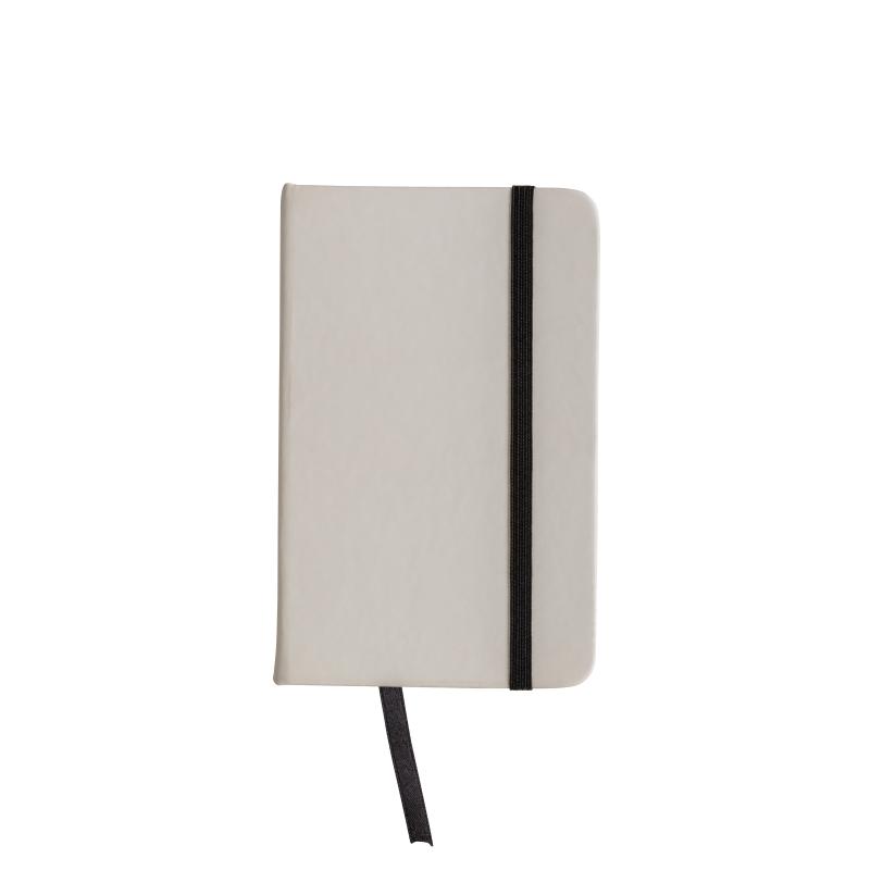 Cuaderno con elàstico y hojas de papel rayado