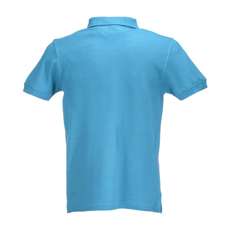 Polo piqué de algodón para hombre con manga corta.