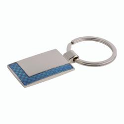 Llavero de metal, rectangular