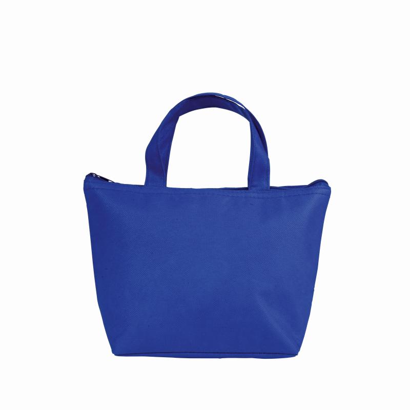 Mini bolsa termica en TNT, plateado interna
