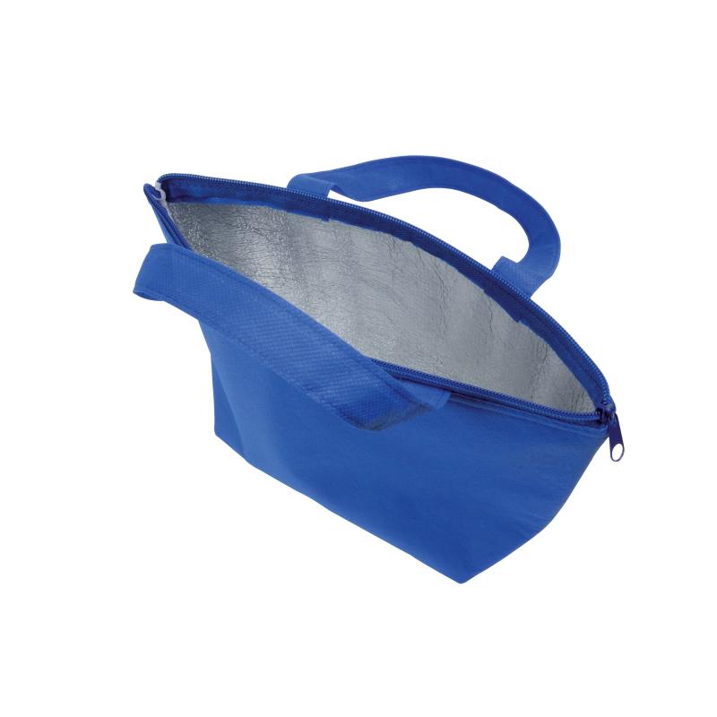 Mini bolsa termica en TNT, plateado interna