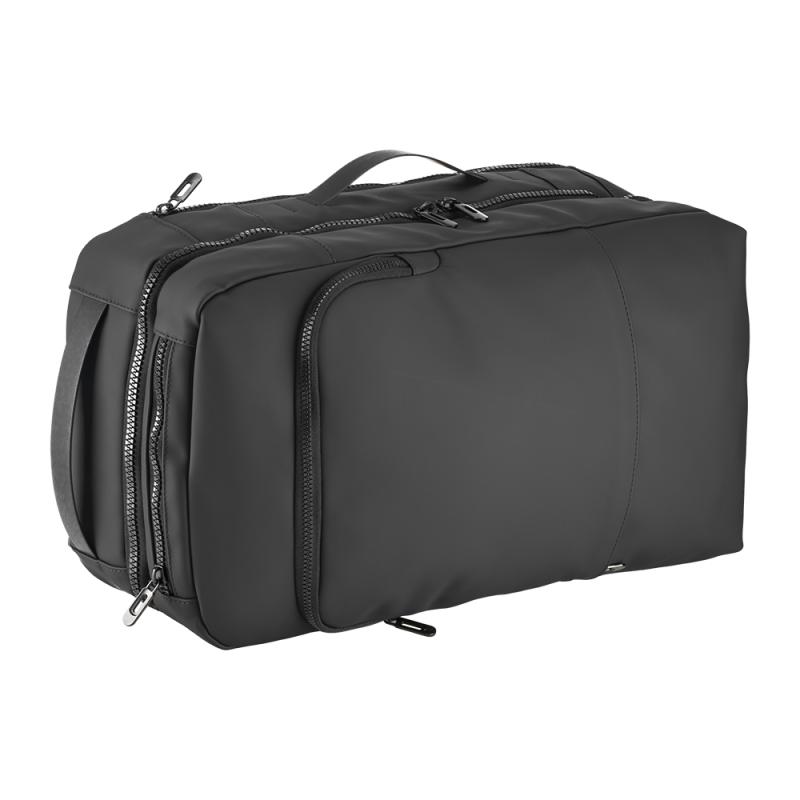 Mochila/maleta de viaje con compartimento para portátil (15") en PU suave