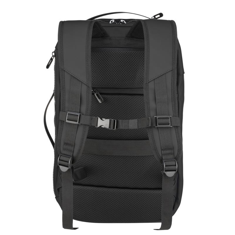 Mochila/maleta de viaje con compartimento para portátil (15") en PU suave