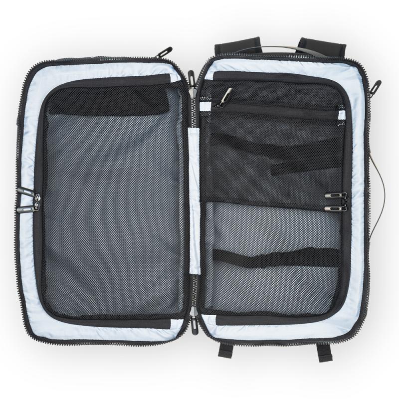 Mochila/maleta de viaje con compartimento para portátil (15") en PU suave