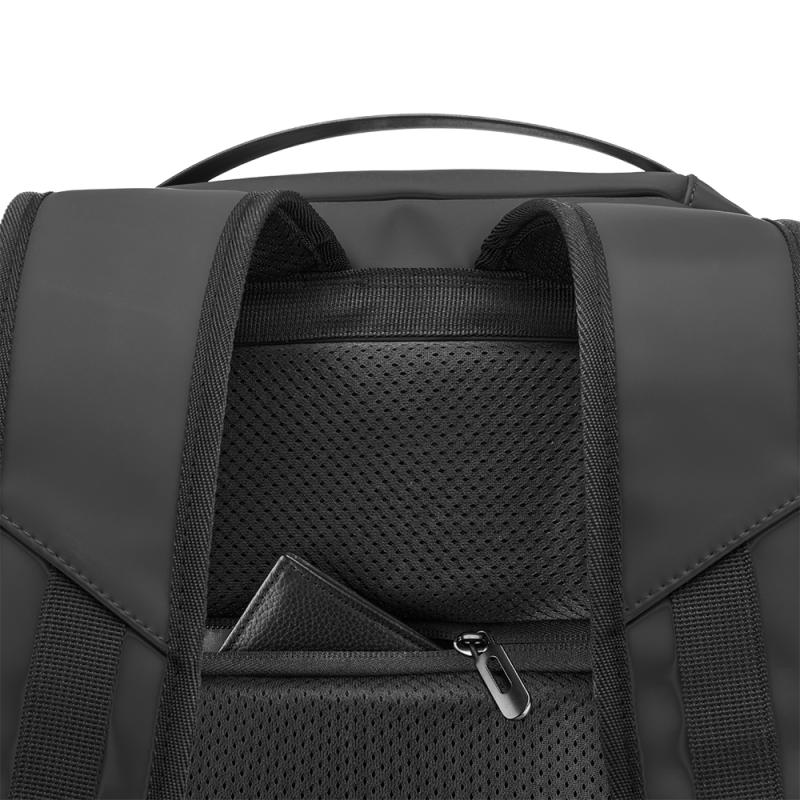Mochila/maleta de viaje con compartimento para portátil (15") en PU suave
