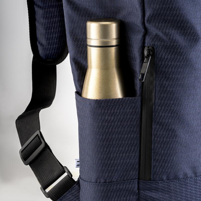 Mochila para portátil de poliéster reciclado con tinte ecológico