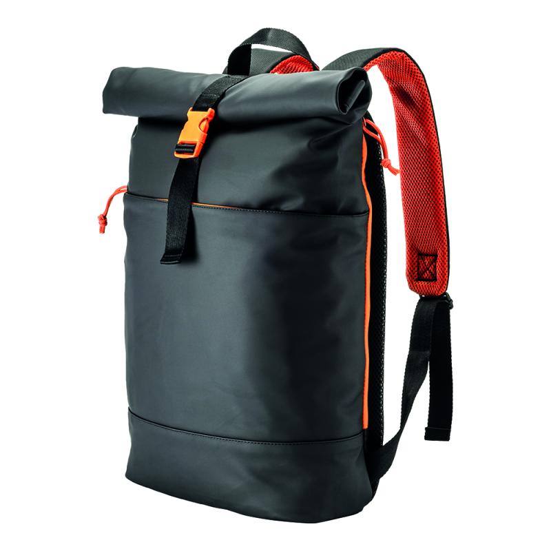 Mochila para ordenador portátil de pu suave y resistente al agua