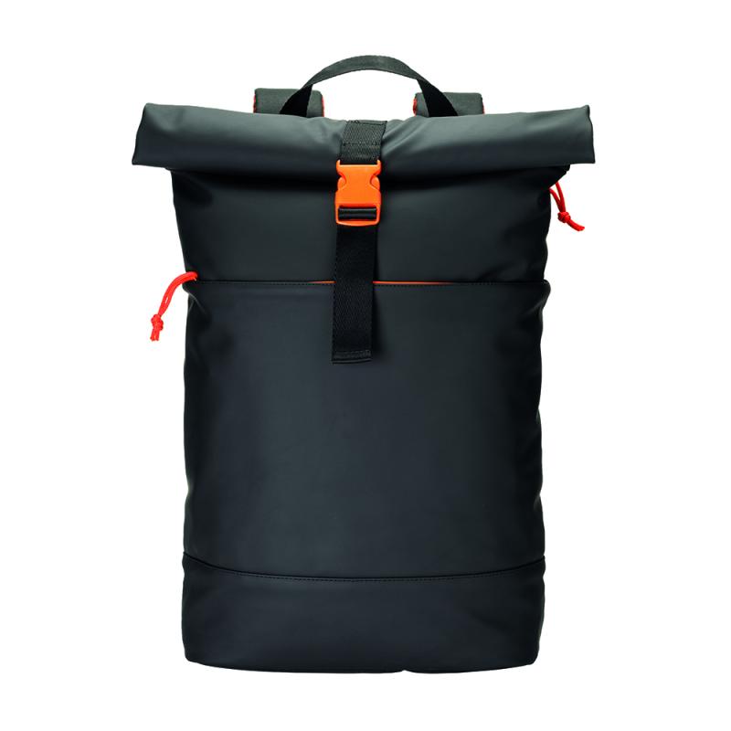 Mochila para ordenador portátil de pu suave y resistente al agua