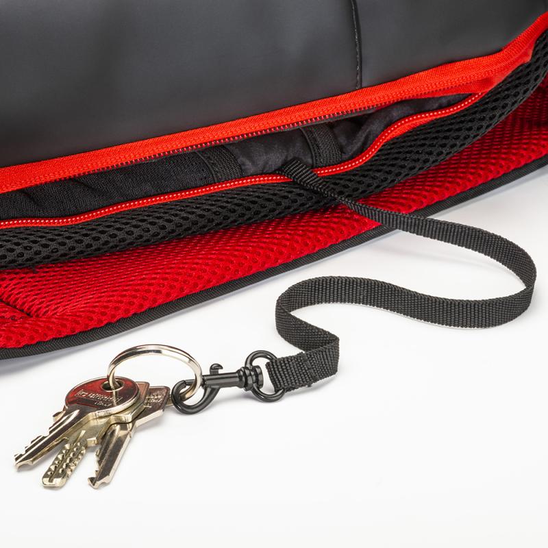 Mochila para ordenador portátil de pu suave y resistente al agua