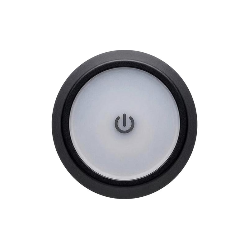 Lámpara de mesa LED recargable, fabricada en metal y plástico