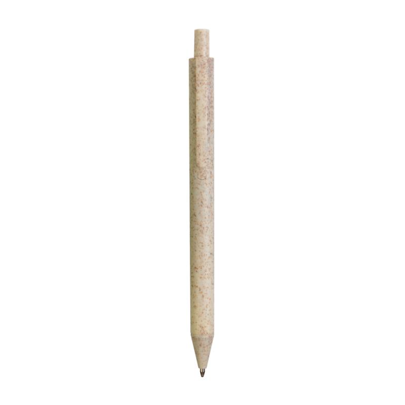 Wheat straw (50%) and PP (50%) push button ball pen