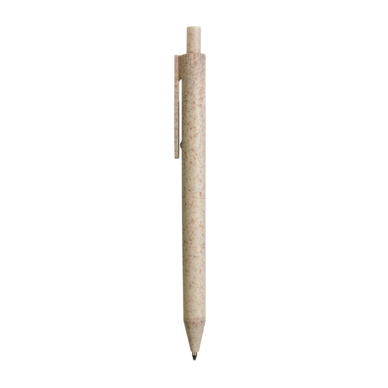 Wheat straw (50%) and PP (50%) push button ball pen