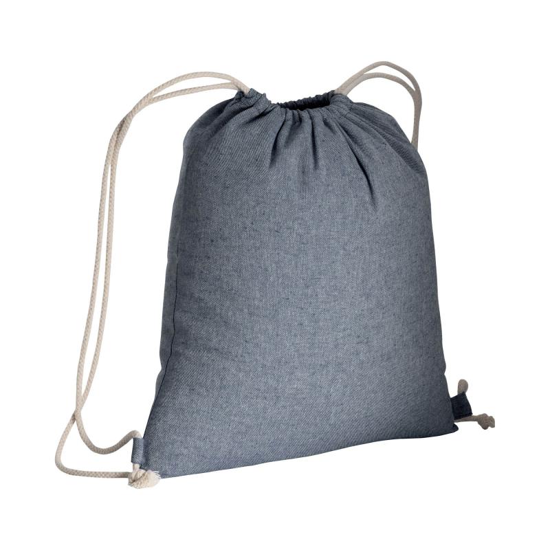 150g/m2 recycled cotton drawstring backpack