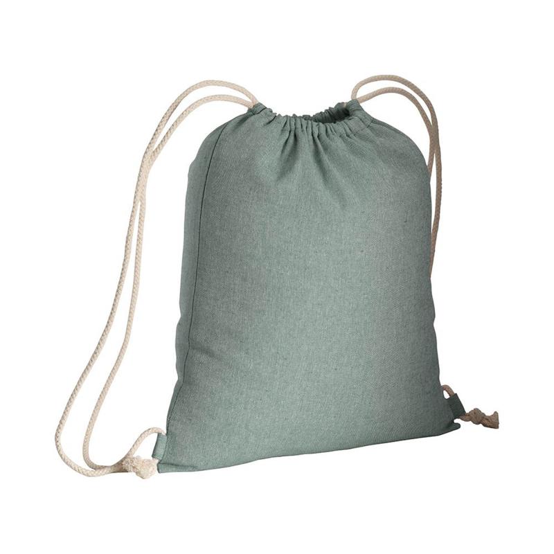 150g/m2 recycled cotton drawstring backpack
