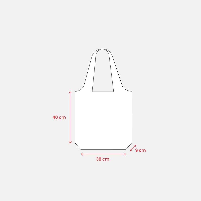 210T RPET foldable shopping bag