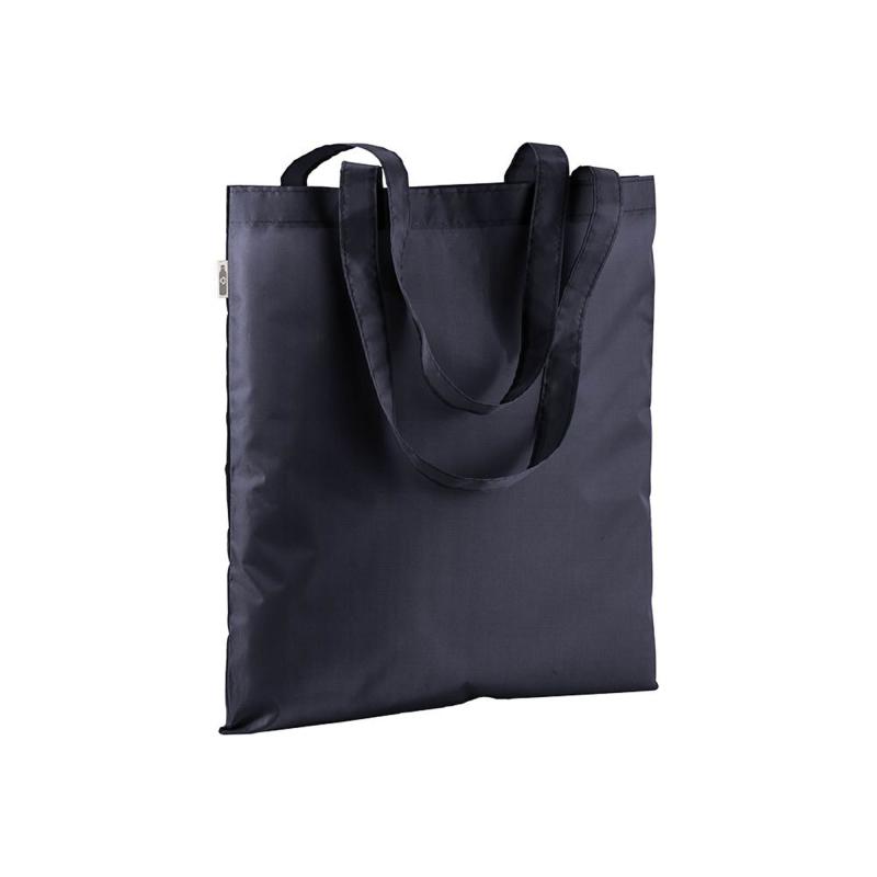210T RPET shopping bag, long handles