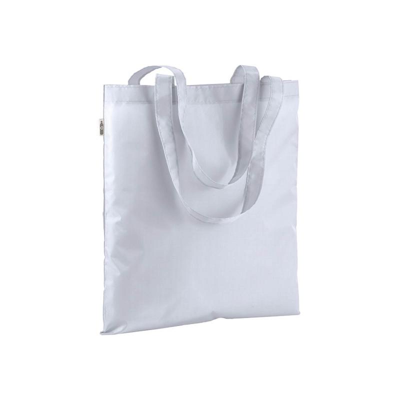 210T RPET shopping bag, long handles
