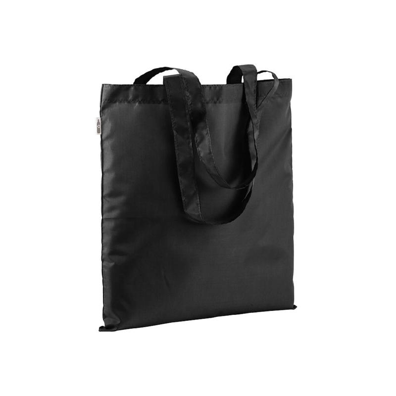 210T RPET shopping bag, long handles
