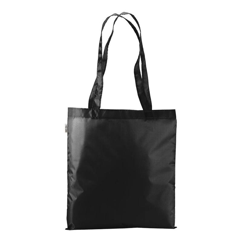 210T RPET shopping bag, long handles