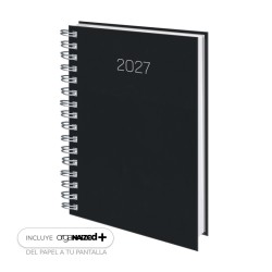 D08-Dietario Base Wire'o 58-Premium C01-Negro (0D0858C01)