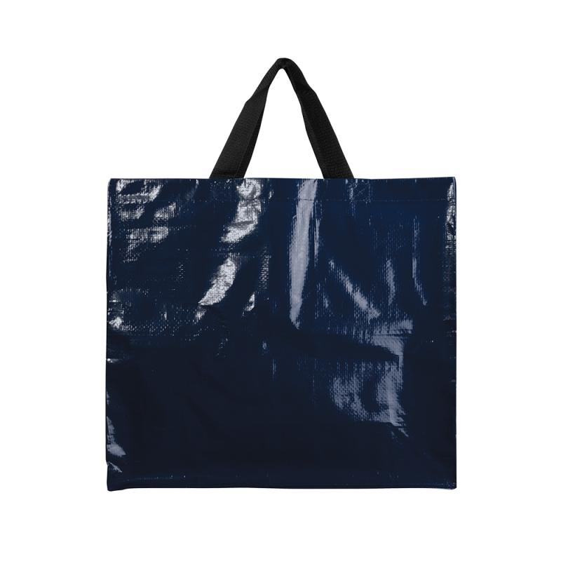Bolsa de polipropileno laminado, asas cinta y fuelle