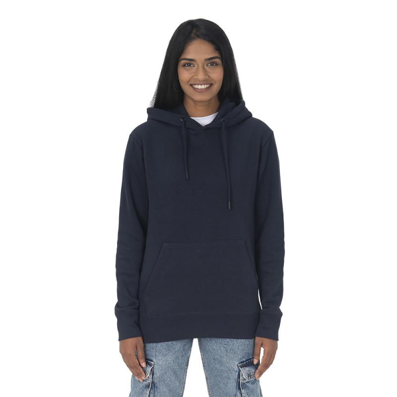 Sudadera con capucha unisex en algodón orgánico y poliéster reciclado de 280 g/m2