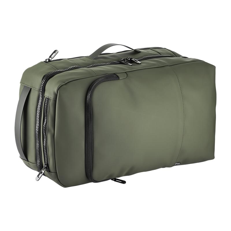 Mochila/maleta de viaje con compartimento para portátil (15") en PU suave