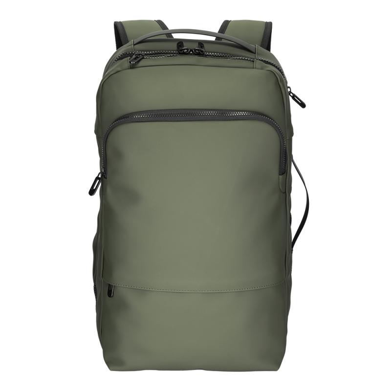 Mochila/maleta de viaje con compartimento para portátil (15") en PU suave
