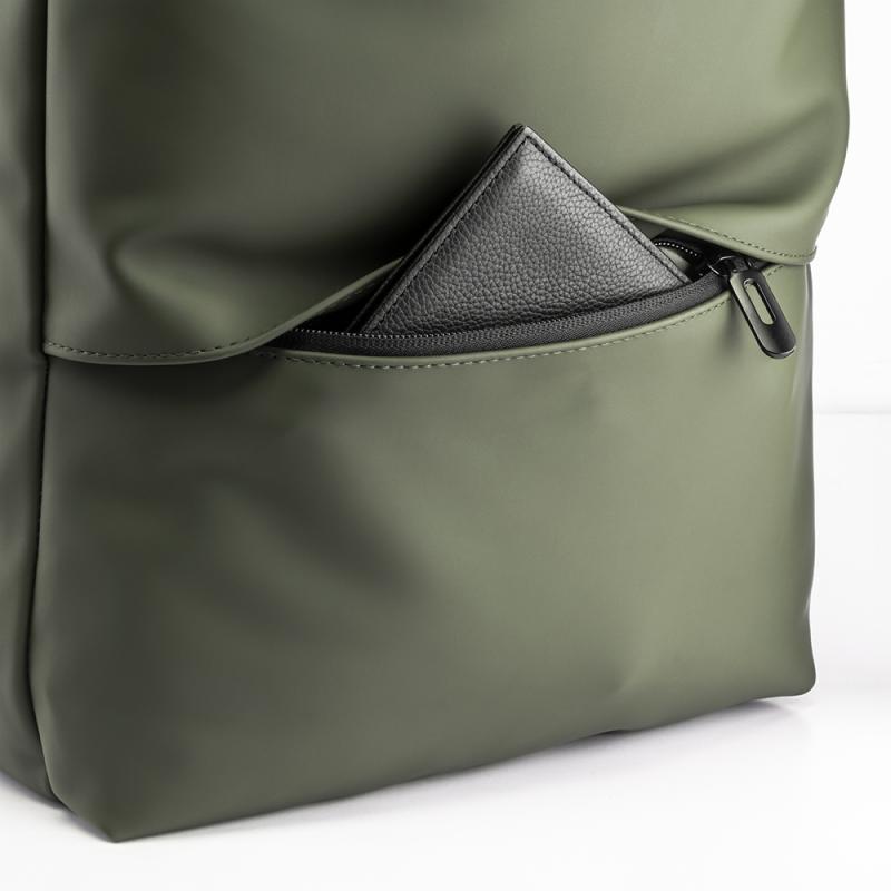 Mochila/maleta de viaje con compartimento para portátil (15") en PU suave