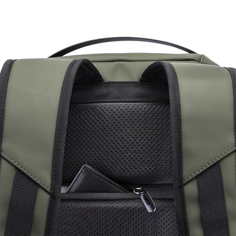 Mochila/maleta de viaje con compartimento para portátil (15") en PU suave