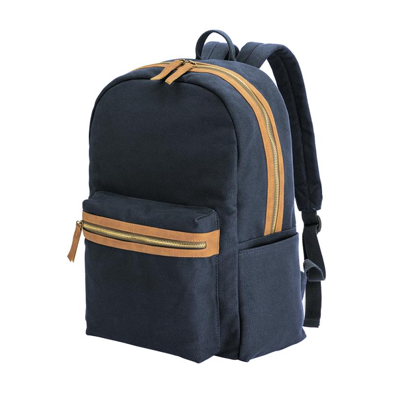Mochila de lona reciclada con compartimento acolchado para el portátil