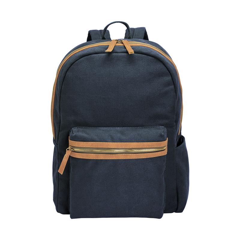 Mochila de lona reciclada con compartimento acolchado para el portátil