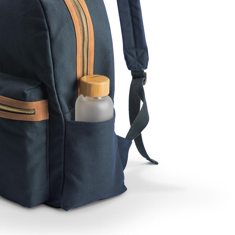Mochila de lona reciclada con compartimento acolchado para el portátil