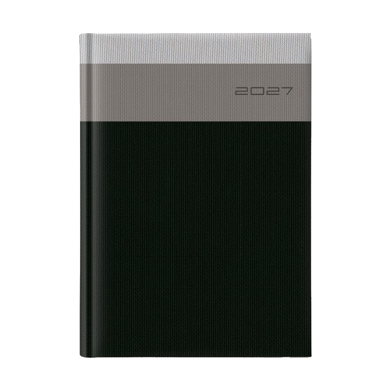 E11-Agenda Dia AY-Geneve R10 Negro-Gris-Plata