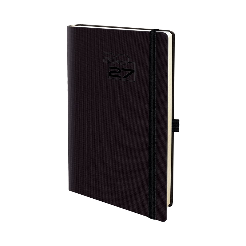 Q84-Agenda Día Ivory 8I-Tellaro 030-Negro
