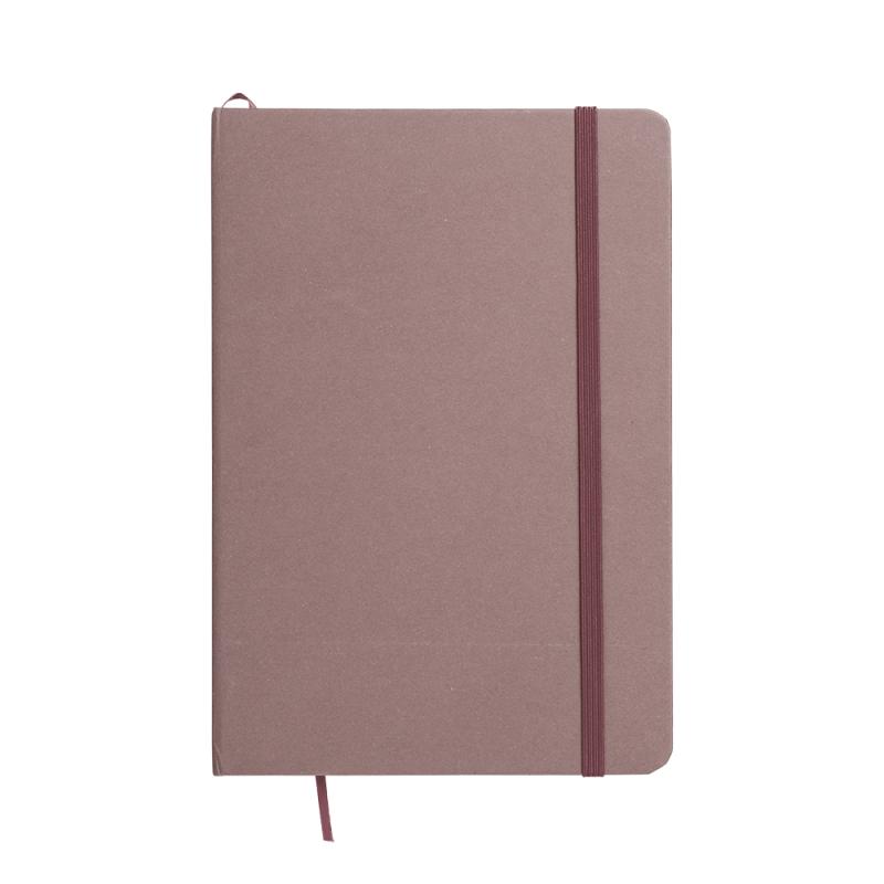 Cuaderno con cubierta de residuos de frutas y cierre elástico