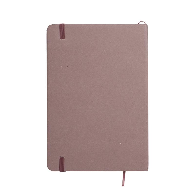 Cuaderno con cubierta de residuos de frutas y cierre elástico