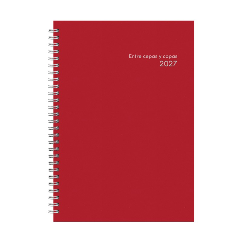 E13 agenda semana vista wireo vino - 04 positano C21 rojo - frontal
