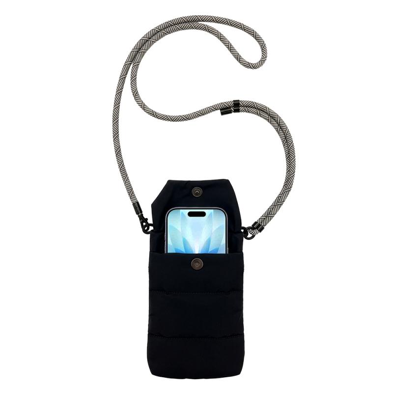 Bolso bandolera para smartphone en poliéster ripstop 70D