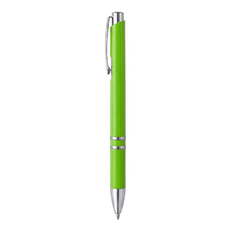 Boligrafo retractil de ABS. Clip y detalles cromados